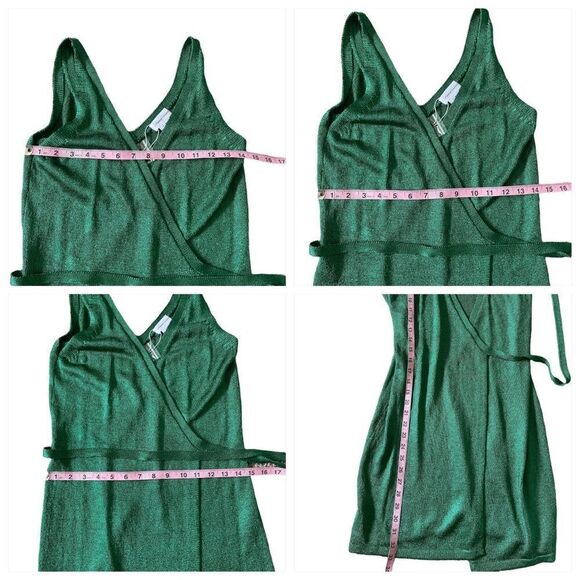 Lovers + Friends Wrap Up Sweater Dress in Kelly Green - Picture 14 of 17